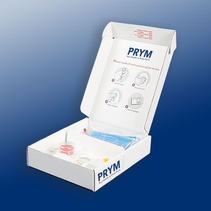 The PSACheck™ at-home PSA test kit for monitoring prostate health.